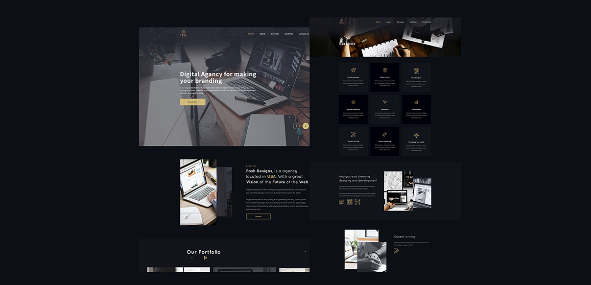 Posh Designs UI/UX & WordPress Agency