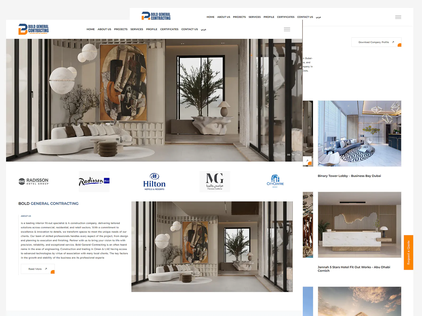 Bolduae Contracting Website Design & Development Case Study